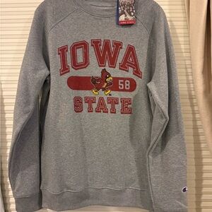 Champion Gray Iowa State Crewneck Sweater